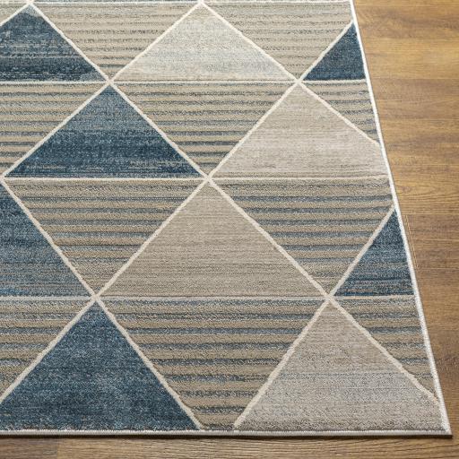 Surya Impulse IPS-2306 Cream Deep Teal 2' x 3' Rug