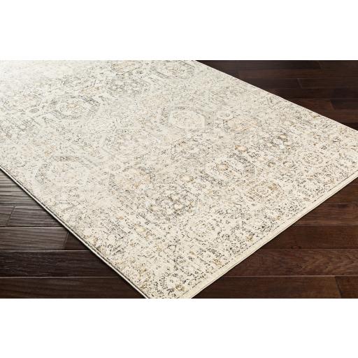 Surya Indigo IGO-2306 Beige Black 6'7" x 9' Rug