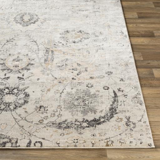 Surya Indigo IGO-2318 Beige Black 2' x 2'11" Rug