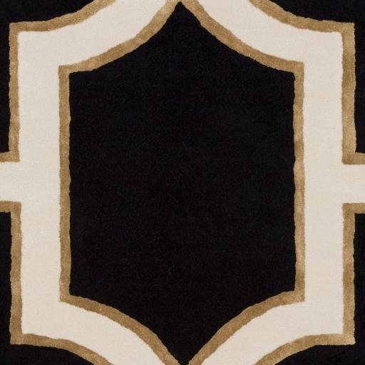 Surya Intermezzo INE-1000 Black Ivory 2' x 3' Rug