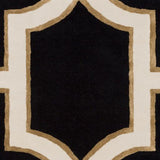Surya Intermezzo INE-1000 Black Ivory 5' x 7'6" Rug