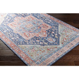 Surya Iris IRS-2312 Blue Brick Red 5' x 7'6" Rug