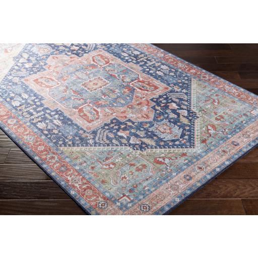 Surya Iris IRS-2312 Blue Brick Red 9' x 12' Rug
