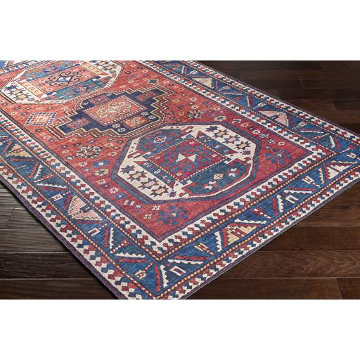 Surya Iris IRS-2344 Burnt Orange Dark Blue 2'3" x 3'9" Rug