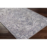Surya Iris IRS-2359 Charcoal Cream 5' x 7'6" Rug