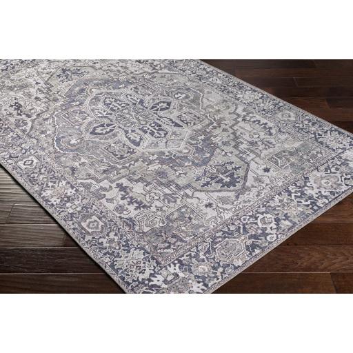 Surya Iris IRS-2359 Charcoal Cream 7'6" x 9'6" Rug