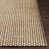 Surya Jasmine JAM-2300 Black Light Beige 5' x 7'6" Rug