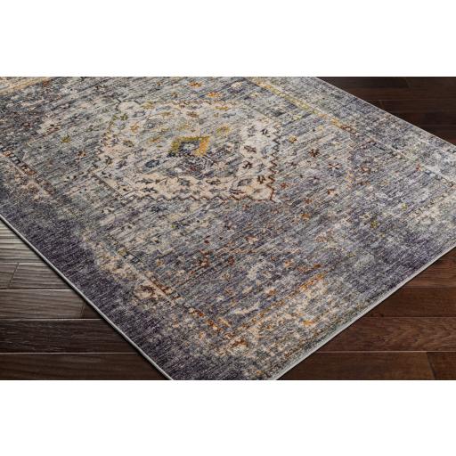 Surya Jefferson JFS-2307 Blush Dark Purple 2'7" x 4' Rug