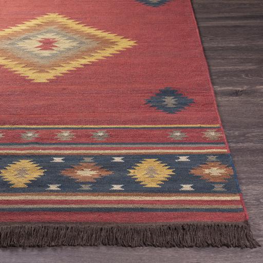 Surya Jewel Tone JT-1033 Brick Red Camel 3'6" x 5'6" Rug