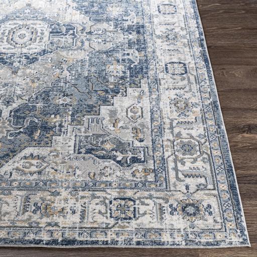 Surya Jolie JLO-2306 Black Charcoal 5'3" x 7'3" Rug