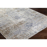 Surya Jordan JOR-2300 Dark Brown Deep Teal 4' x 6' Rug