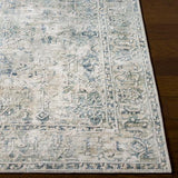 Surya Jordan JOR-2301 Cream Deep Teal 6' x 9' Rug
