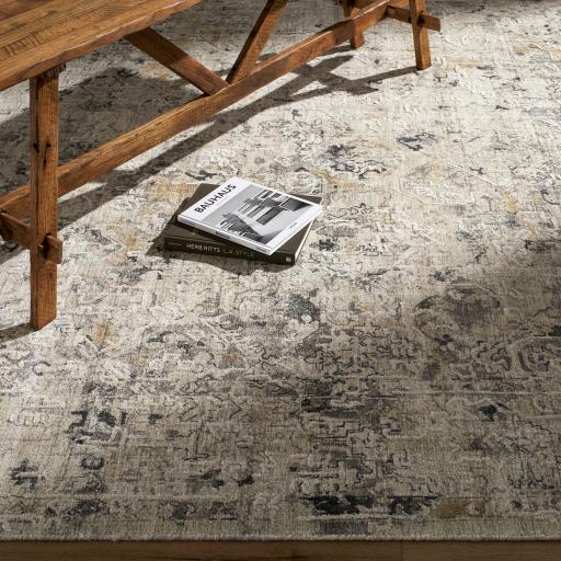Surya Jordan JOR-2302 Black Charcoal 8' x 10' Rug