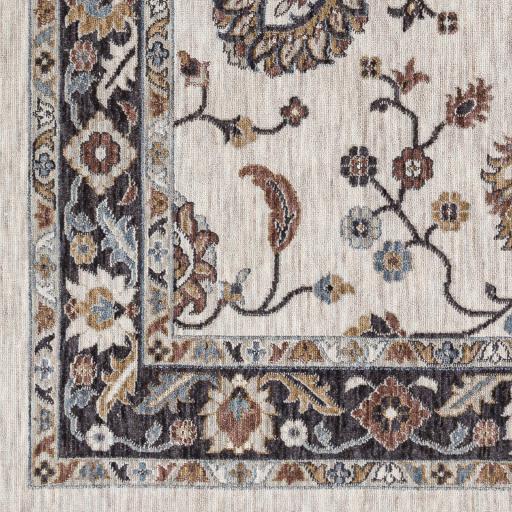 Surya Juliet JLT-2304 Black Charcoal 5'3" x 7' Rug