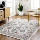 Surya Juliet JLT-2306 Black Dark Blue 5'3" x 7' Rug