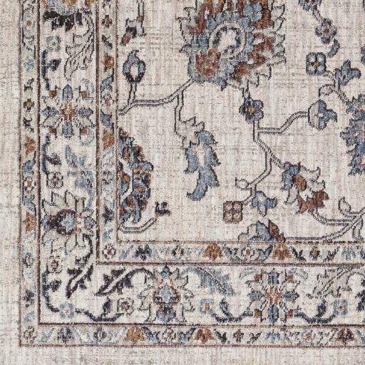 Surya Juliet JLT-2306 Black Dark Blue 5'3" x 7' Rug