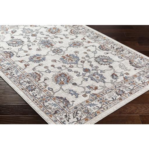 Surya Juliet JLT-2306 Black Dark Blue 5'3" x 7' Rug