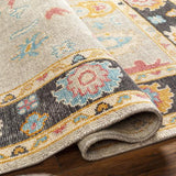 Surya Kars KSA-2300 Black Light Beige 2' x 3' Rug