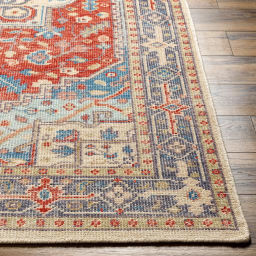 Surya Kars KSA-2304 Blue Brick Red 2' x 3' Rug