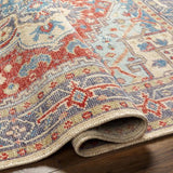 Surya Kars KSA-2304 Blue Brick Red 2' x 3' Rug