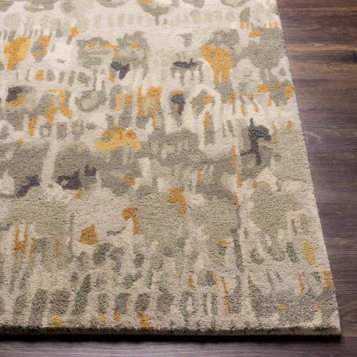 Surya Kavita KVT-2317 Brown Charcoal 2'6" x 8' Rug