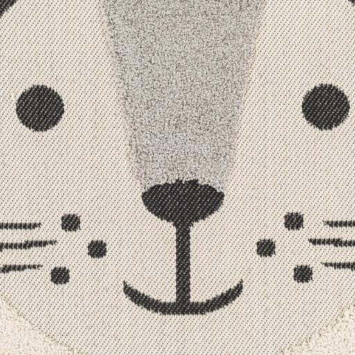 Surya Kayra KYR-2307 Charcoal Ivory 7'10" Round Rug