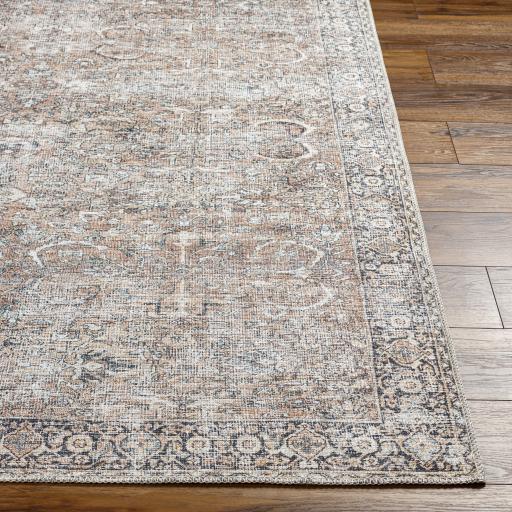 Surya Kemer KMR-2308 Blue Brown 6'7" x 9' Rug