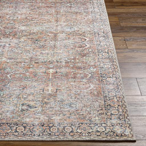 Surya Kemer KMR-2309 Brick Red Bright Yellow 8'10" x 12' Rug