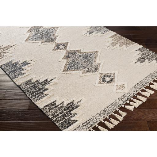 Surya Khemisset KMS-2313 Black Brown 2'6" x 4' Rug
