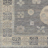 Surya Khotan KHT-2301 Dark Blue Medium Brown 9' x 12' Rug