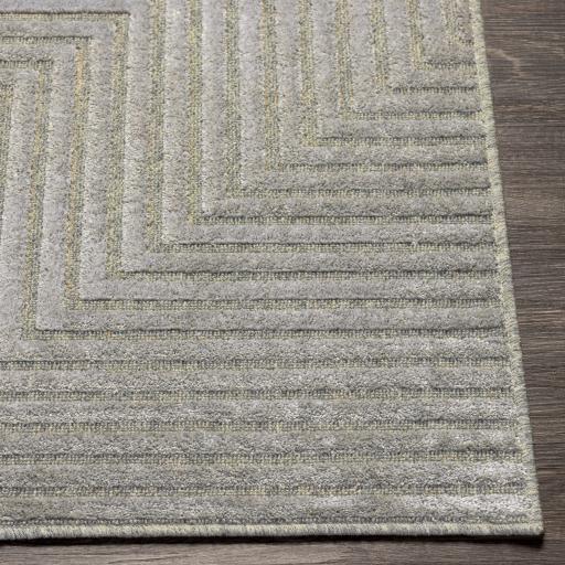 Surya Kingston KGS-2306 Gray Light Slate 2' x 2'11" Rug