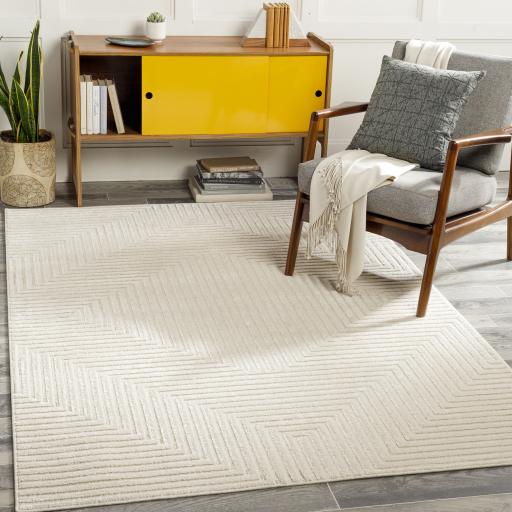 Surya Kingston KGS-2307 Cream Light Beige 7'10" x 10' Rug