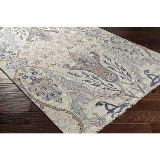 Surya Kushal KUS-2302 Gray Ivory 8' x 10' Rug