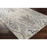 Surya Kushal KUS-2302 Gray Ivory 8' x 10' Rug