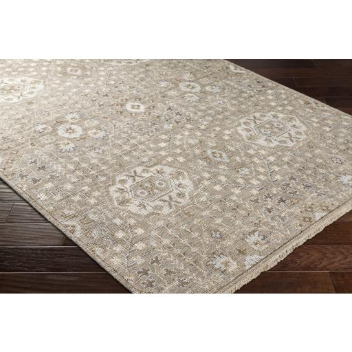 Surya Kushal KUS-2303 Brown Charcoal 2' x 3' Rug