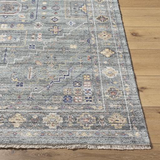 Surya Kushal KUS-2309 Beige Burnt Orange 5' x 7'6" Rug