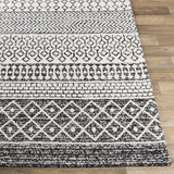 Surya La Casa LCS-2306 Black Cream 5' x 7'3" Rug