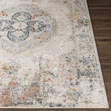 Surya Laila LAA-2306 Brick Red Charcoal 7'10" Round Rug