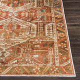 Surya Lavable LVB-2300 Brick Red Brown 3'6" x 5'6" Rug