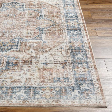 Surya Lavable LVB-2307 Blue Light Beige 2' x 2'11" Rug