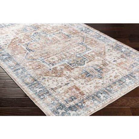 Surya Lavable LVB-2307 Blue Light Beige 2' x 2'11" Rug