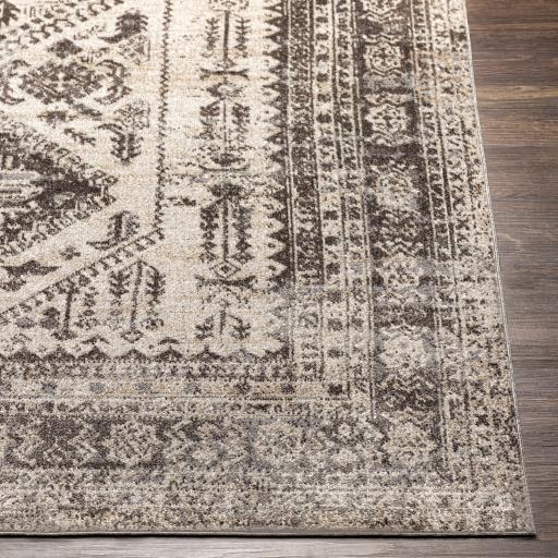 Surya Lavadora LVR-2301 Brown Dark Brown 6'7" x 9' Rug