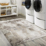 Surya Lavadora LVR-2315 Brown Cream 2'7" x 7'3" Rug