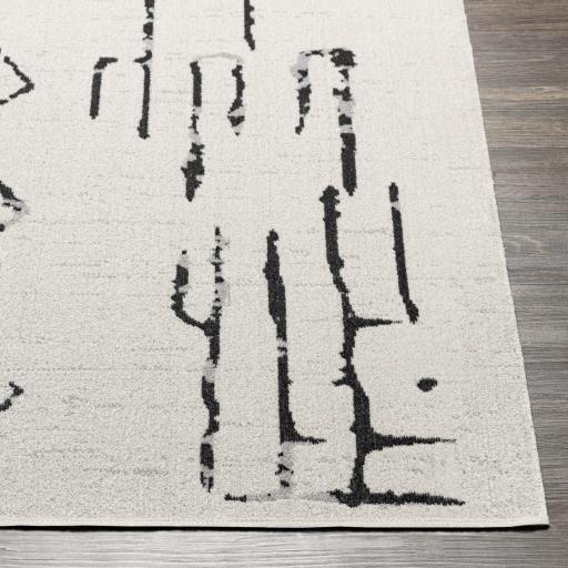 Surya Lavadora LVR-2318 Black Gray 6'7" x 9' Rug