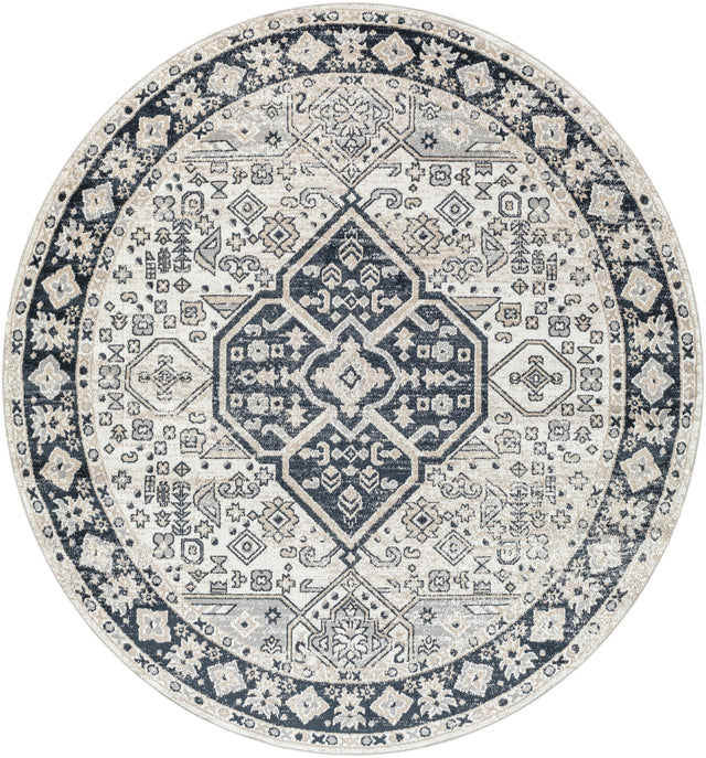 Surya Lavadora LVR-2324 6'7" Round Rug