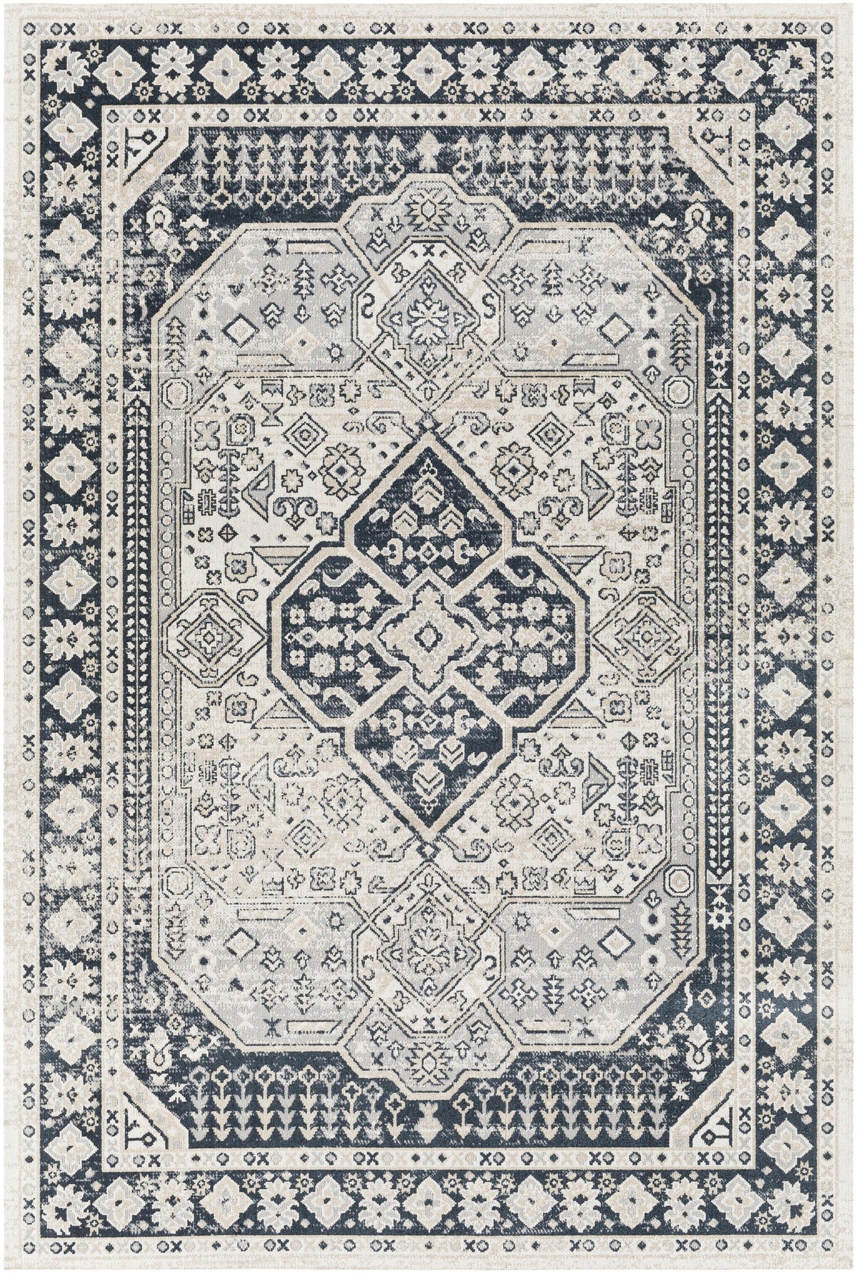 Surya Lavadora LVR-2324 6'7" Round Rug