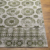 Surya Lavadora LVR-2326 Black Cream 6'7" Round Rug