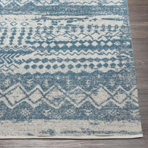 Surya Lavadora LVR-2332 Blue Gray 6'7" Round Rug