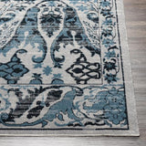 Surya Lavadora LVR-2333 Blue Gray 6'7" Round Rug