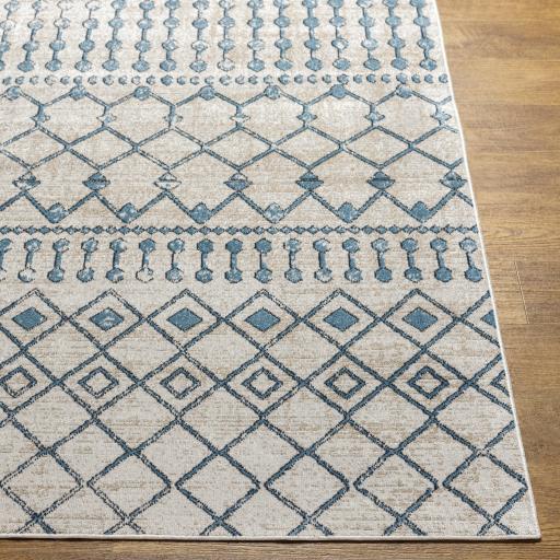Surya Lavadora LVR-2340 Blue Ink Blue 6'7" Round Rug